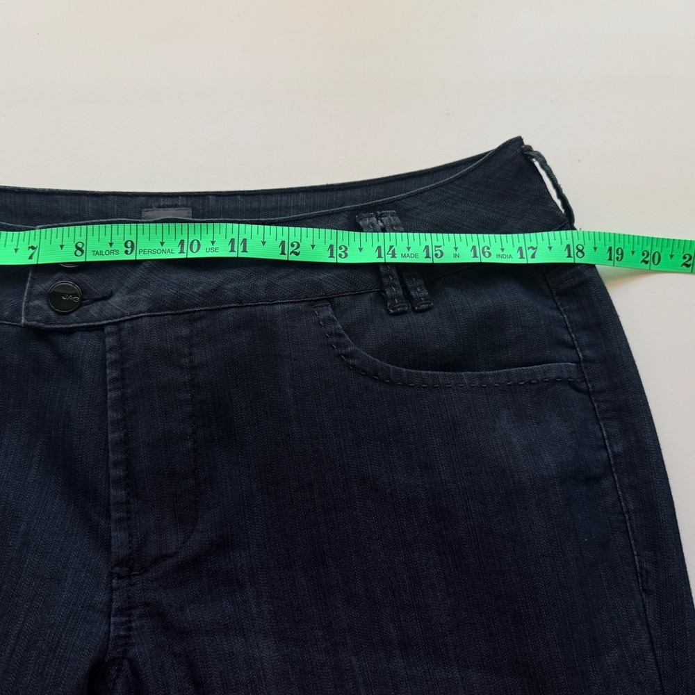 JAG Mid Rise Trouser Jeans Sz 16 Dark Wash Wide Leg Stretch Careerwear‎ Academia - Picture 10 of 12
